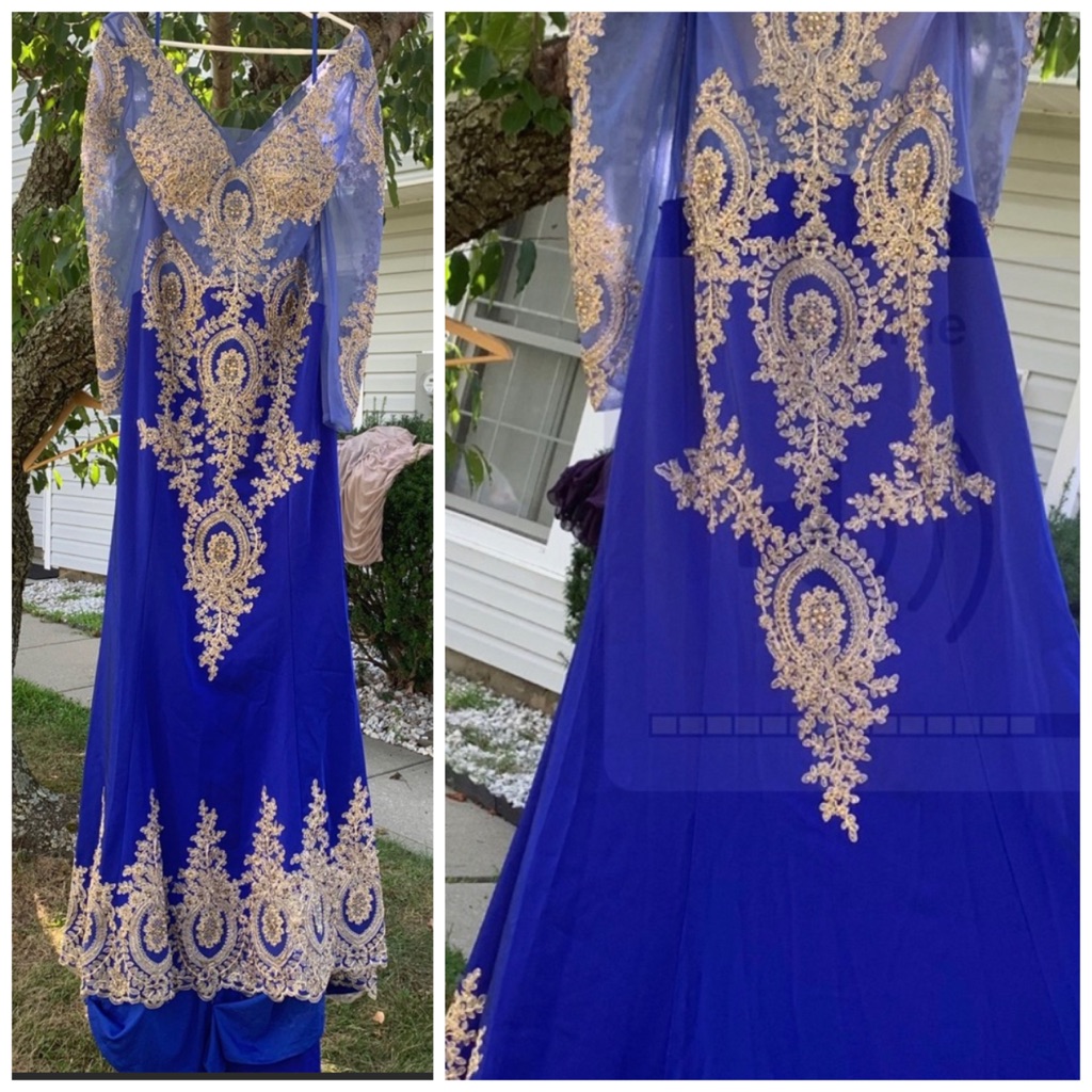 Blue Evening Dress